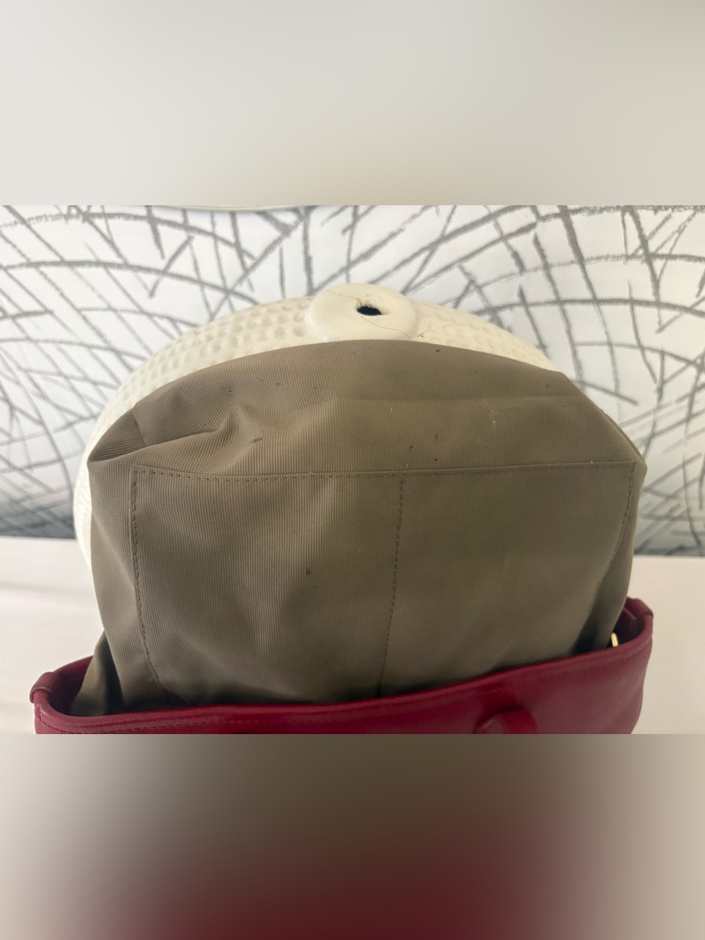 Furla Red Saffiano Leather Tote Bag / Read Description - Picture 16 of 16